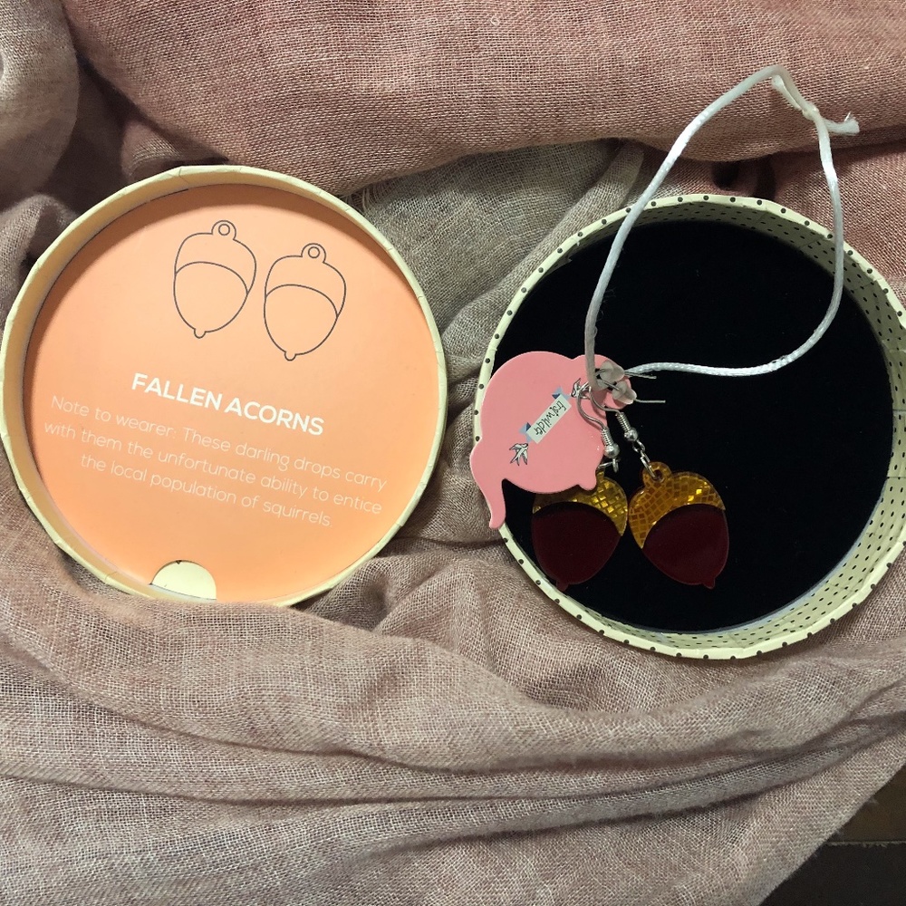 Erstwilder Earrings Fallen Acorns BNIB NWT